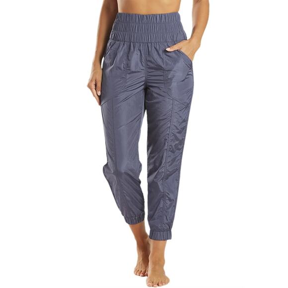 Free People The Way Home Jogger Pant XS Blue Purple - Picture 2 of 6
